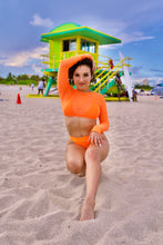 Load image into Gallery viewer, Orange U Glad 3pcs Swimsuit
