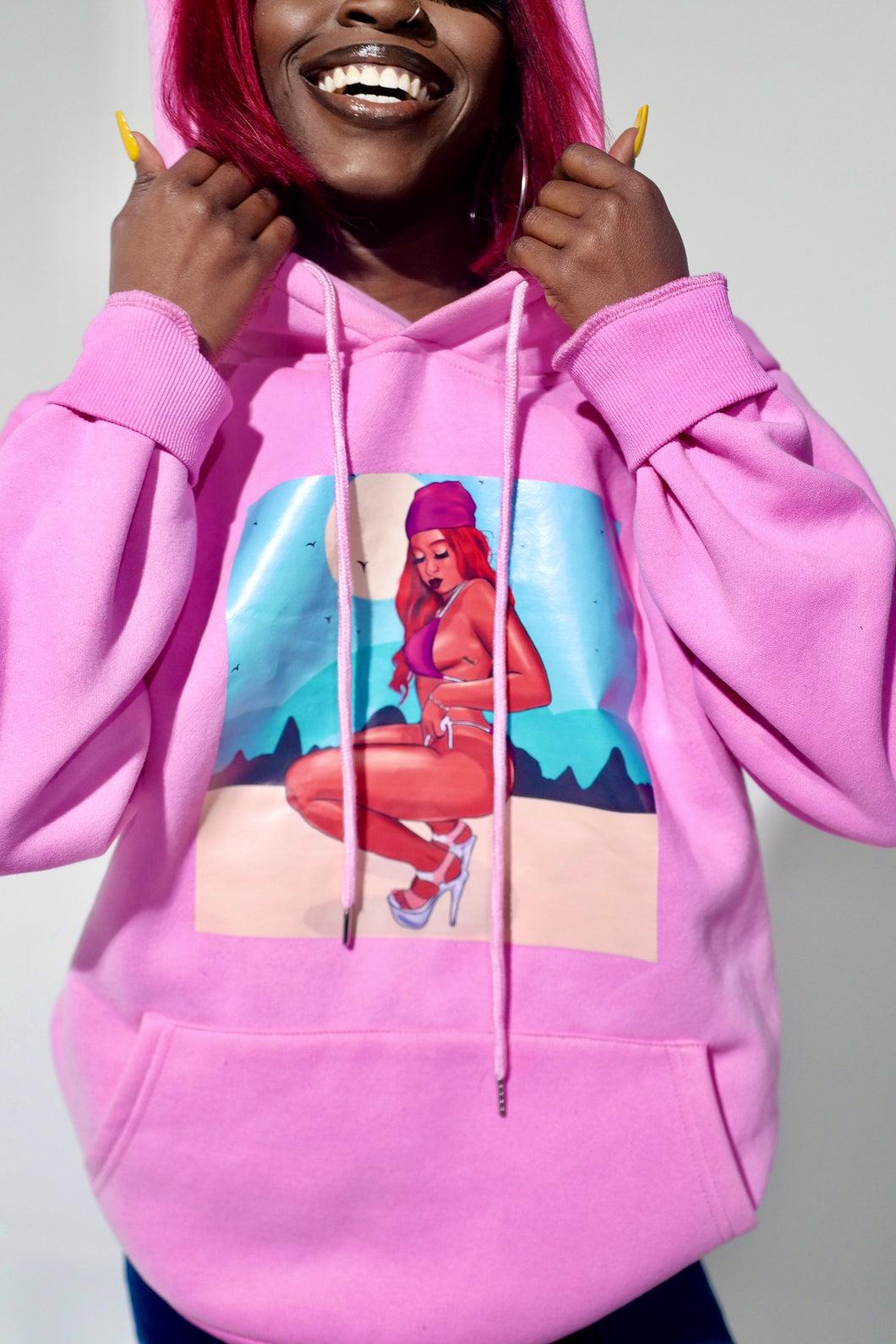 Summer Time Rah Graphic Hoodie